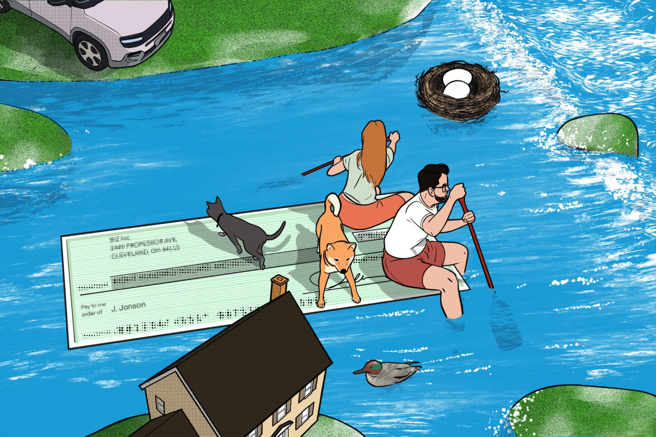 We Had Been Scraping By on Two Paychecks. Now We Have One.